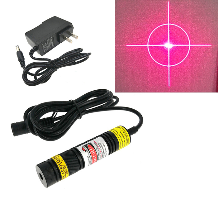 650nm 50mW~100mW Laser Module Cross+Circle Aiming Grating Module DOE Graphics Can Be Customized - Click Image to Close